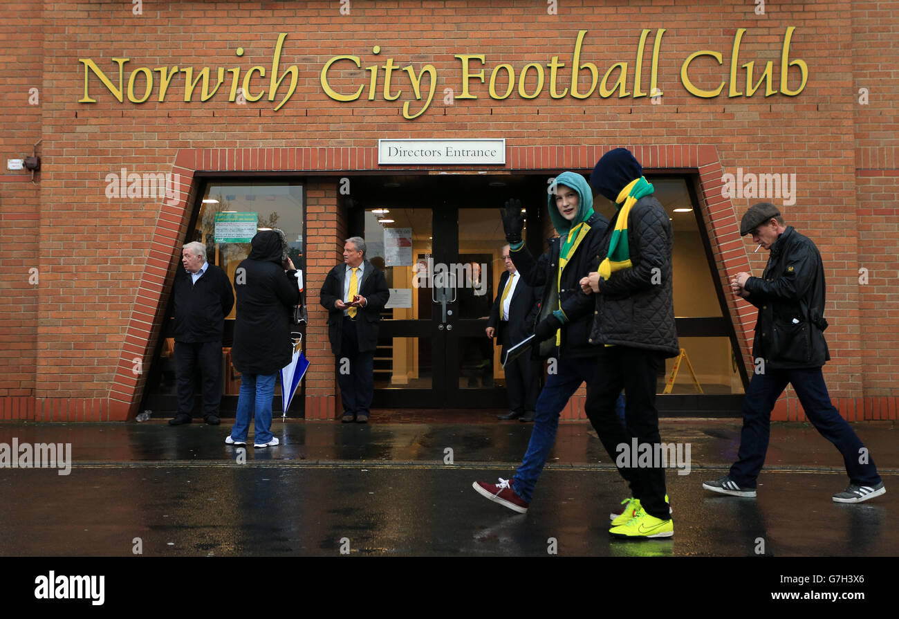 Sky Bet Championship Soccer - - Norwich City v Brighton et Hove Albion - Carrow Road Banque D'Images