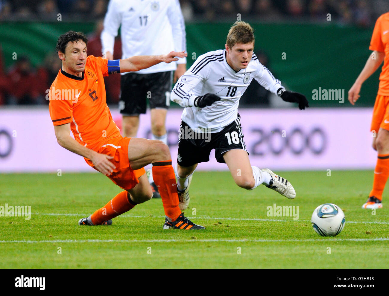 Mark van Bommel, Pays-Bas, Toni Kroos, Allemagne, international match de  football, match amical, Allemagne - Pays-Bas 3:0 Photo Stock - Alamy