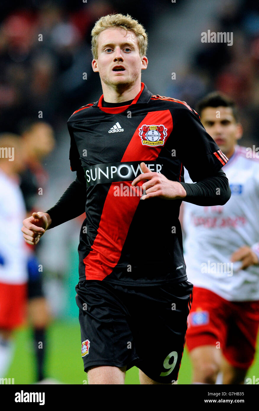 André Schuerrle, Leverkusen, Bundesliga allemande, Bayer Leverkusen vs Hamburger SV 2:2, BayArena, Leverkusen stadion Banque D'Images