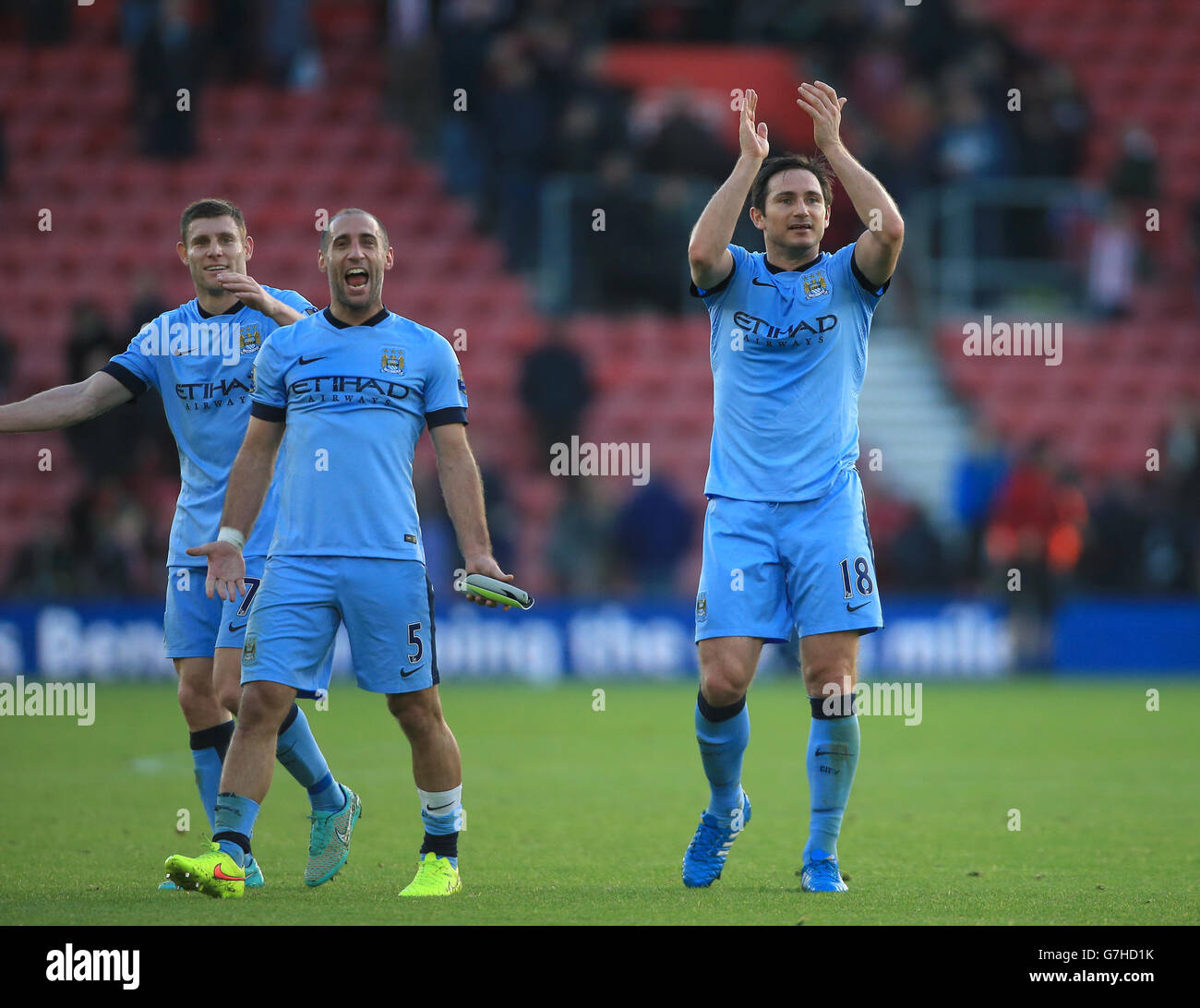 Soccer - Barclays Premier League - Southampton v Manchester City - St Mary's Banque D'Images