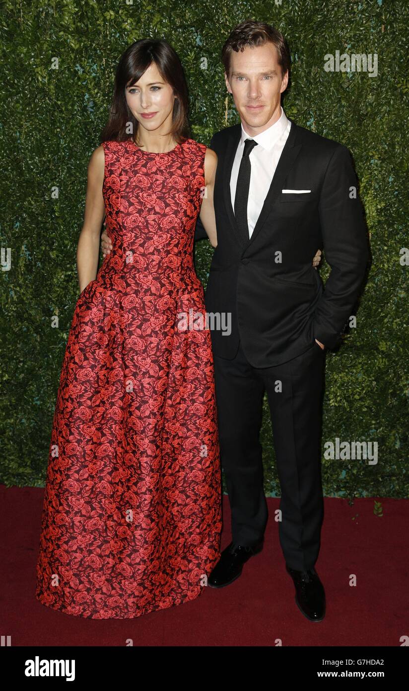 Sophie Hunter et Benoît Cumberbatch arrivent au 60ème London Evening Standard Theatre Awards au London Palladium dans le centre de Londres. Banque D'Images