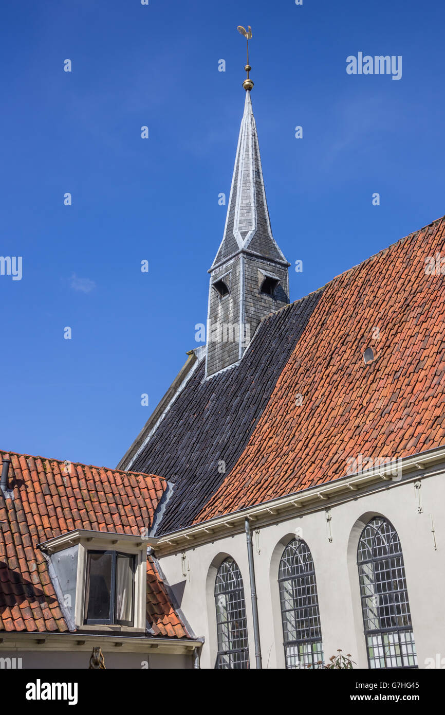 Pepergasthuiskerk dans le centre historique de Groningen, Pays-Bas Banque D'Images
