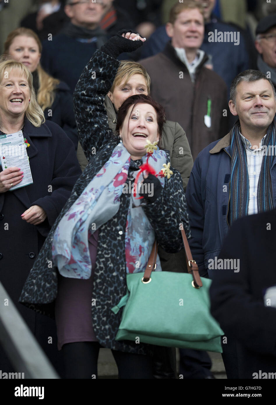 Les courses de chevaux - Tingle Creek vendredi - Sandown Park Banque D'Images