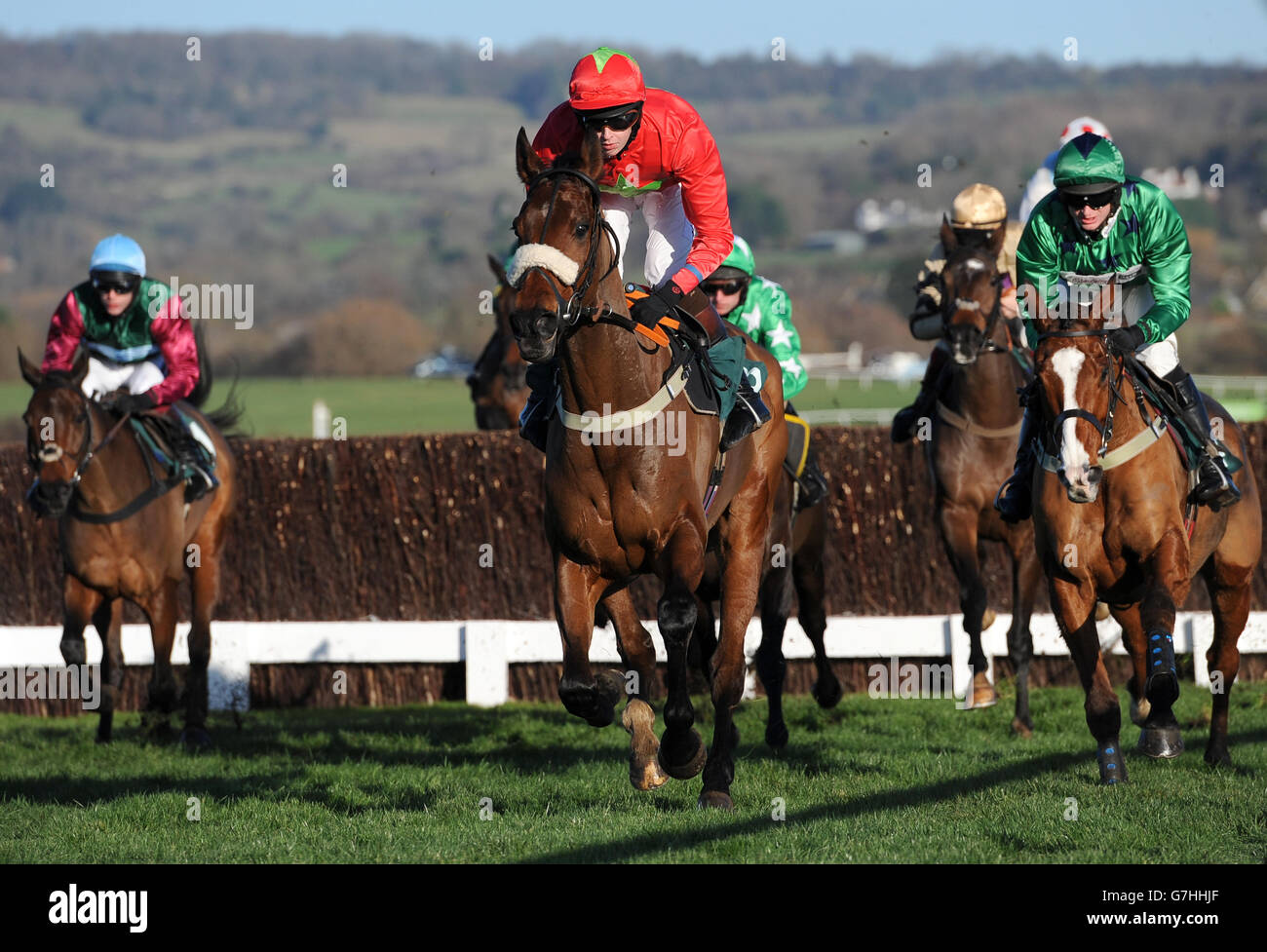 Les courses de chevaux - 2014 Le International - Jour deux - Cheltenham Banque D'Images