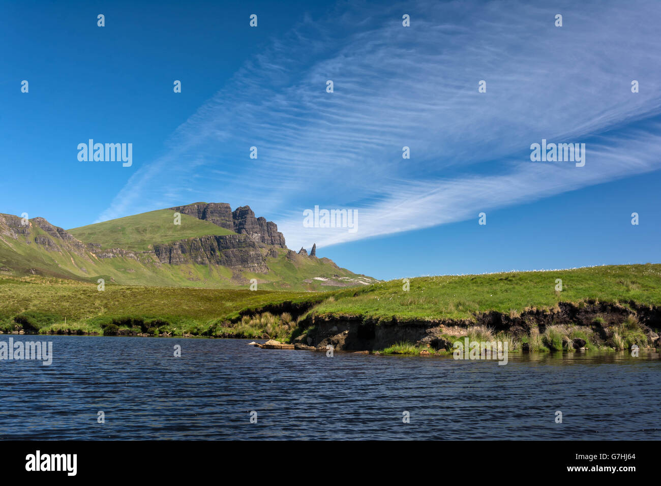 Storr lochs, ile de Skye, Ecosse, Royaume-Uni Banque D'Images