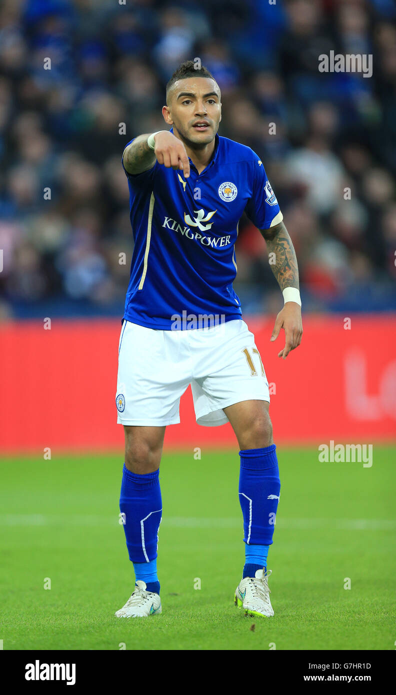 Football - Barclays Premier League - Leicester City / Manchester City - King Power Stadium.Danny Simpson de Leicester City Banque D'Images