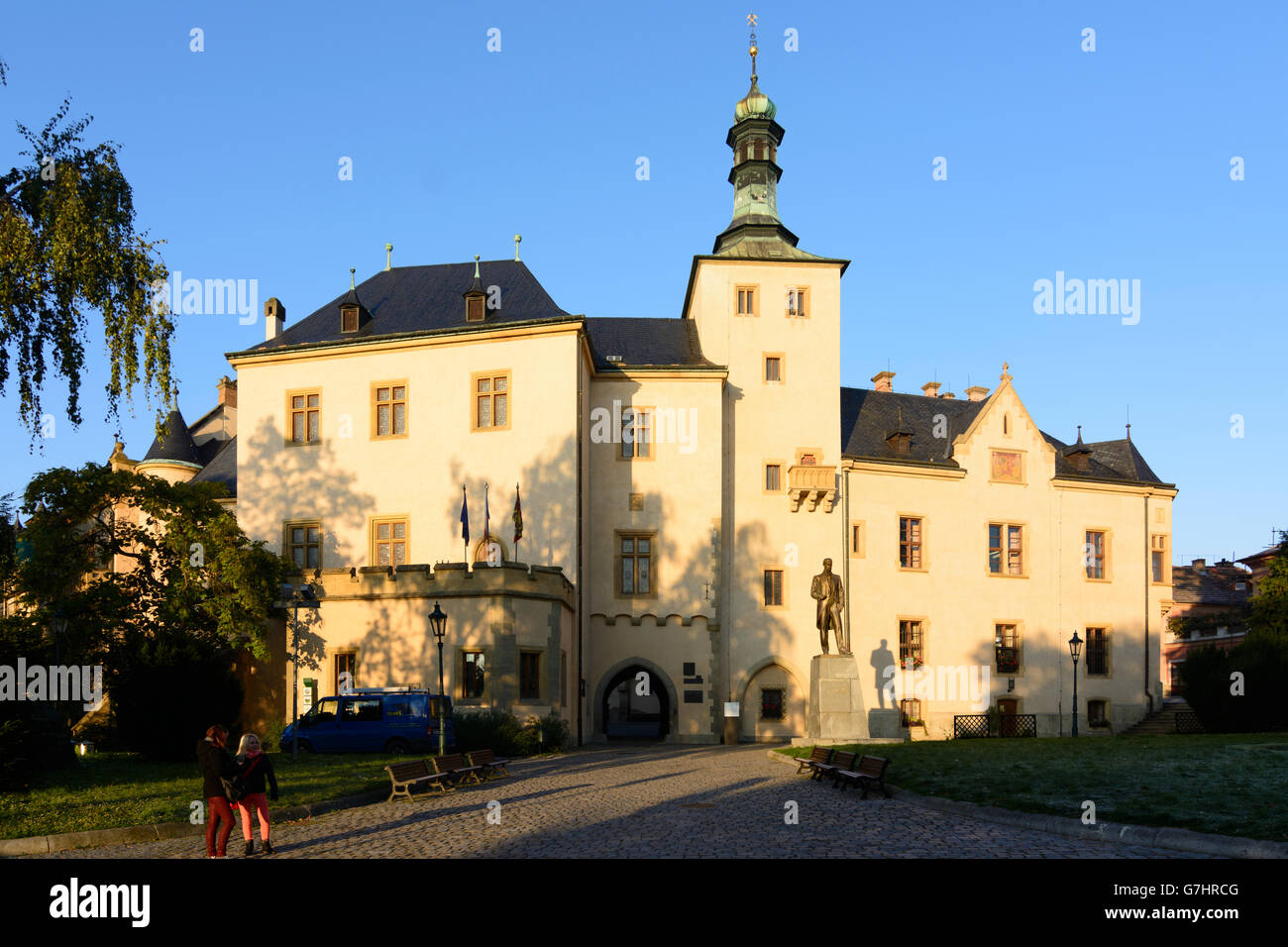 La Cour italienne, Kutná Hora (Kuttenberg), République tchèque, Stredocesky, Mittelböhmen, La Bohême centrale, Banque D'Images