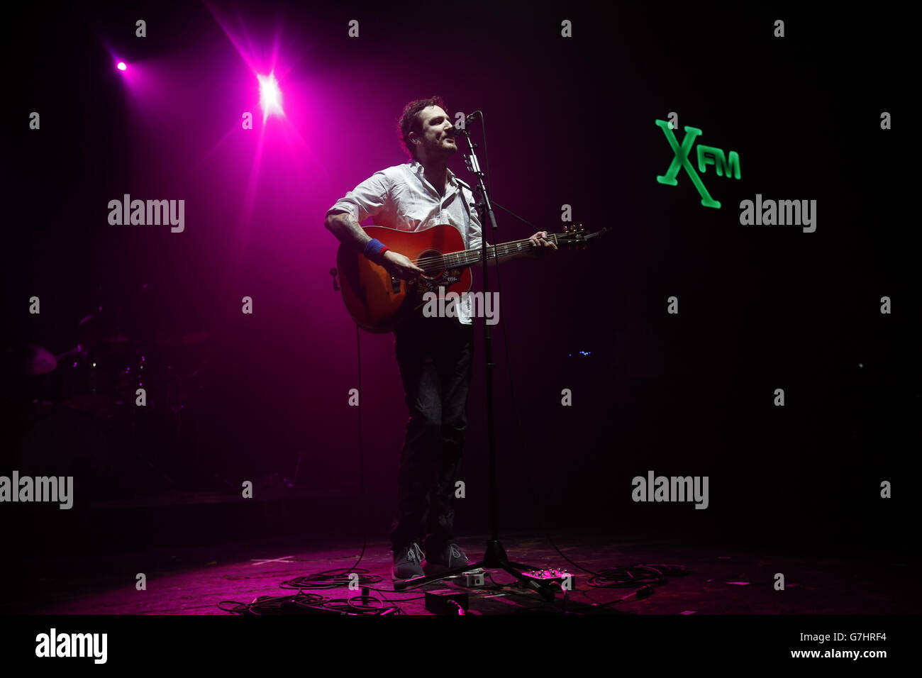 Frank carter se présente en direct au XFM Winter Wonderland à l'O2 Academy de Brixton, Londres. APPUYEZ SUR ASSOCIATION photo. Date de la photo: Mercredi 17 décembre 2014. Voir l'histoire de PA SHOWBIZ XFM. Le crédit photo doit être lu : Jonathan Brady/PA Wire Banque D'Images