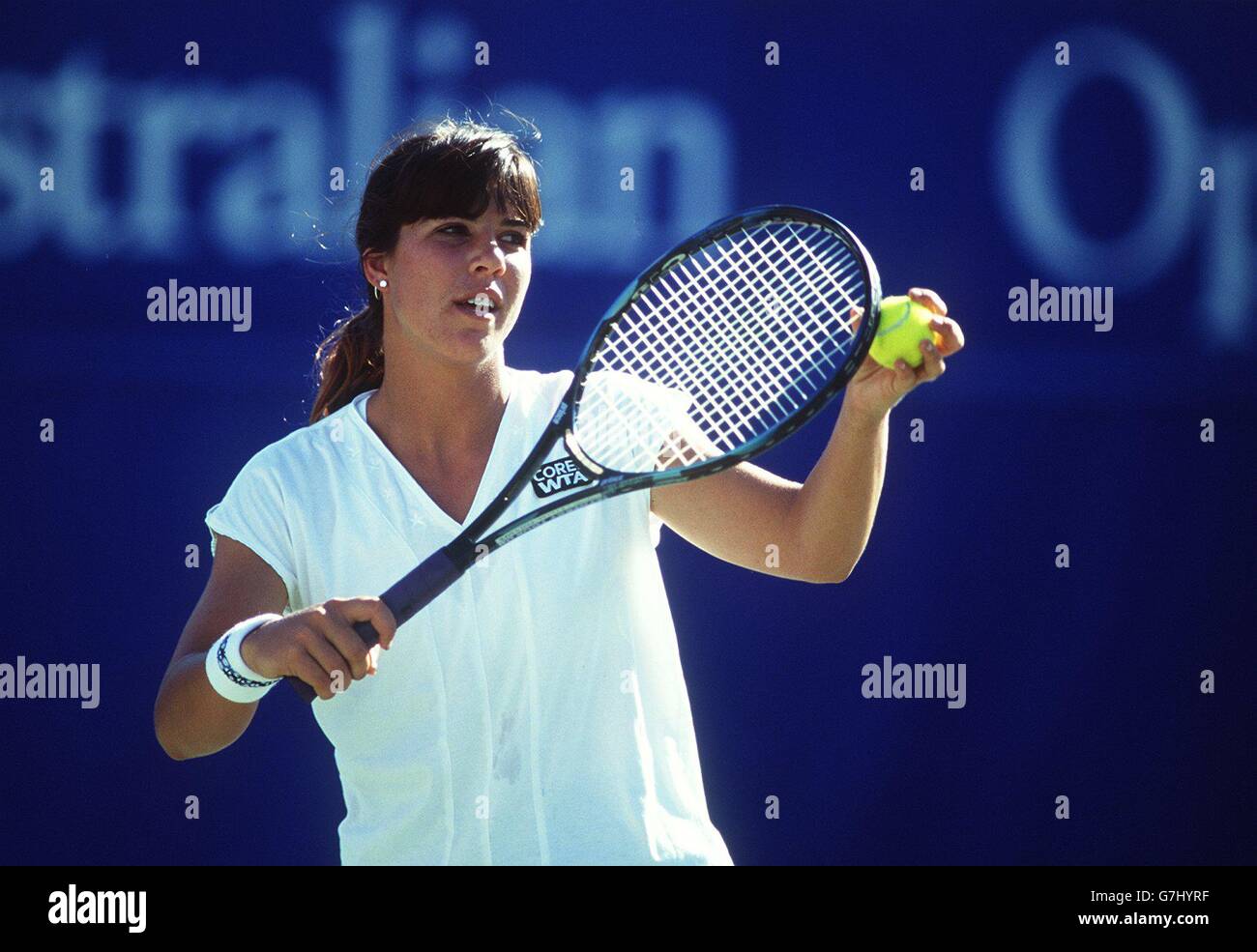 Tennis-Ford Australian Open. Jennifer Capriati, États-Unis Banque D'Images