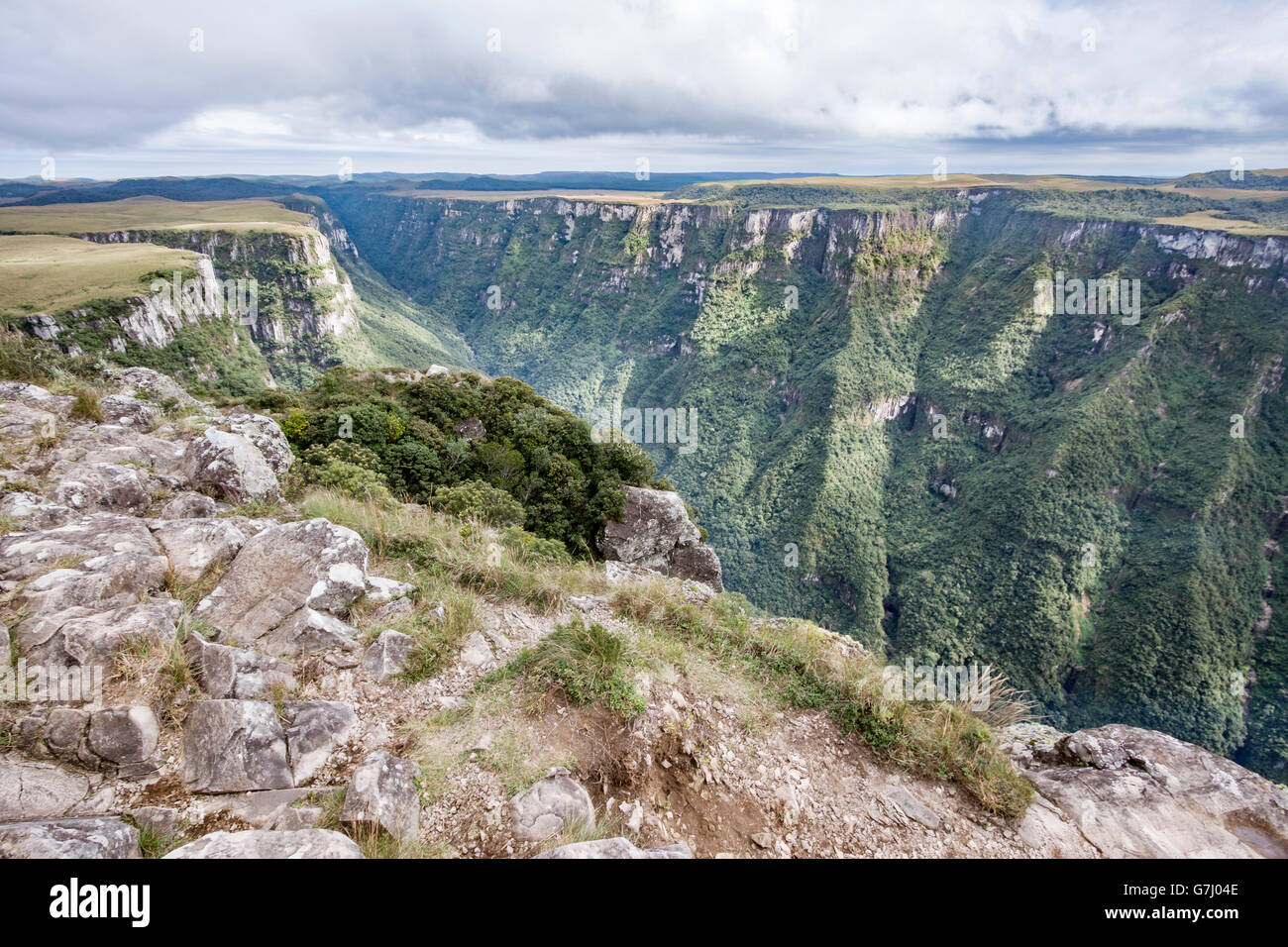 Canyon Fortaleza in Aparados da Serra Park Cambara do Sul Rio Grande do Sul, Brésil Banque D'Images