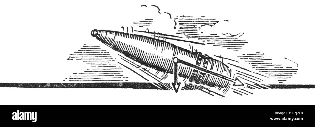 L'artillerie de la DEUXIÈME GUERRE MONDIALE, L'illustration de livre soviétique datée 1953 Banque D'Images