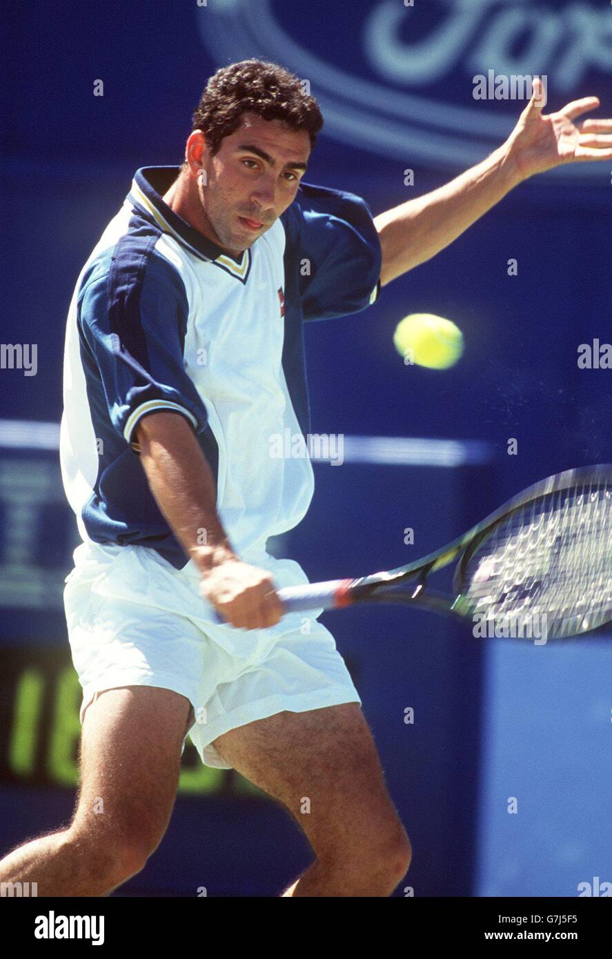 Tennis, Ford Australian Open. Albert Costa, Espagne Banque D'Images