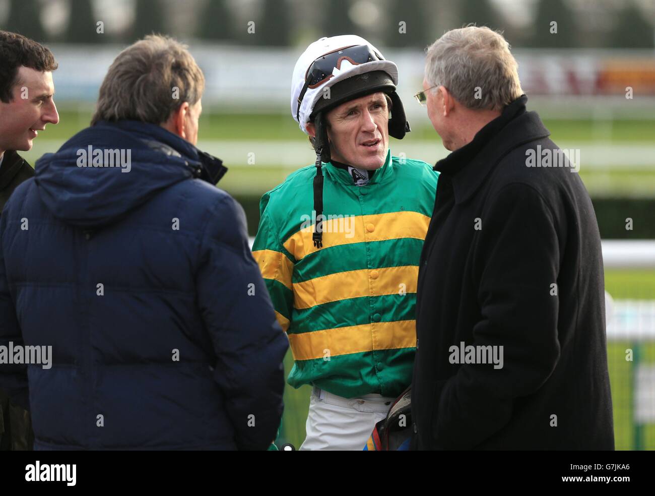 Les courses de chevaux - Hippodrome de Doncaster Banque D'Images