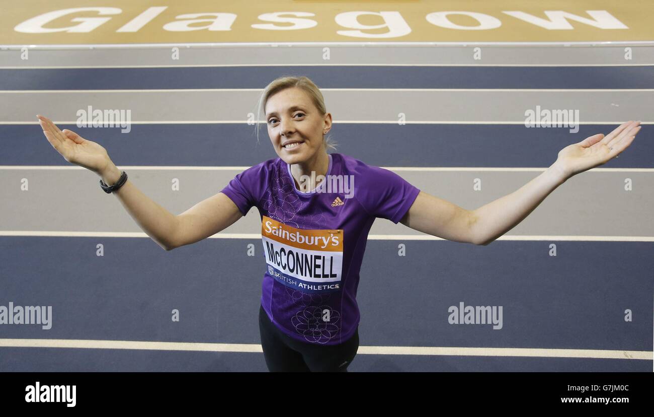 Athlétisme - Le Sainsbury's Glasgow International Match - Lee McConnell Photocall - Unis Arena Banque D'Images