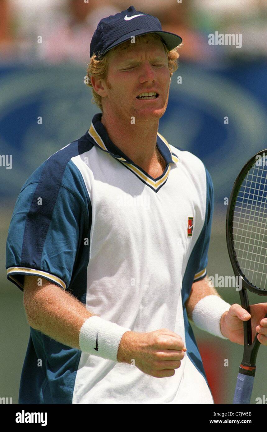 Tennis, Ford Australian Open. Jim Courier, États-Unis Photo Stock - Alamy