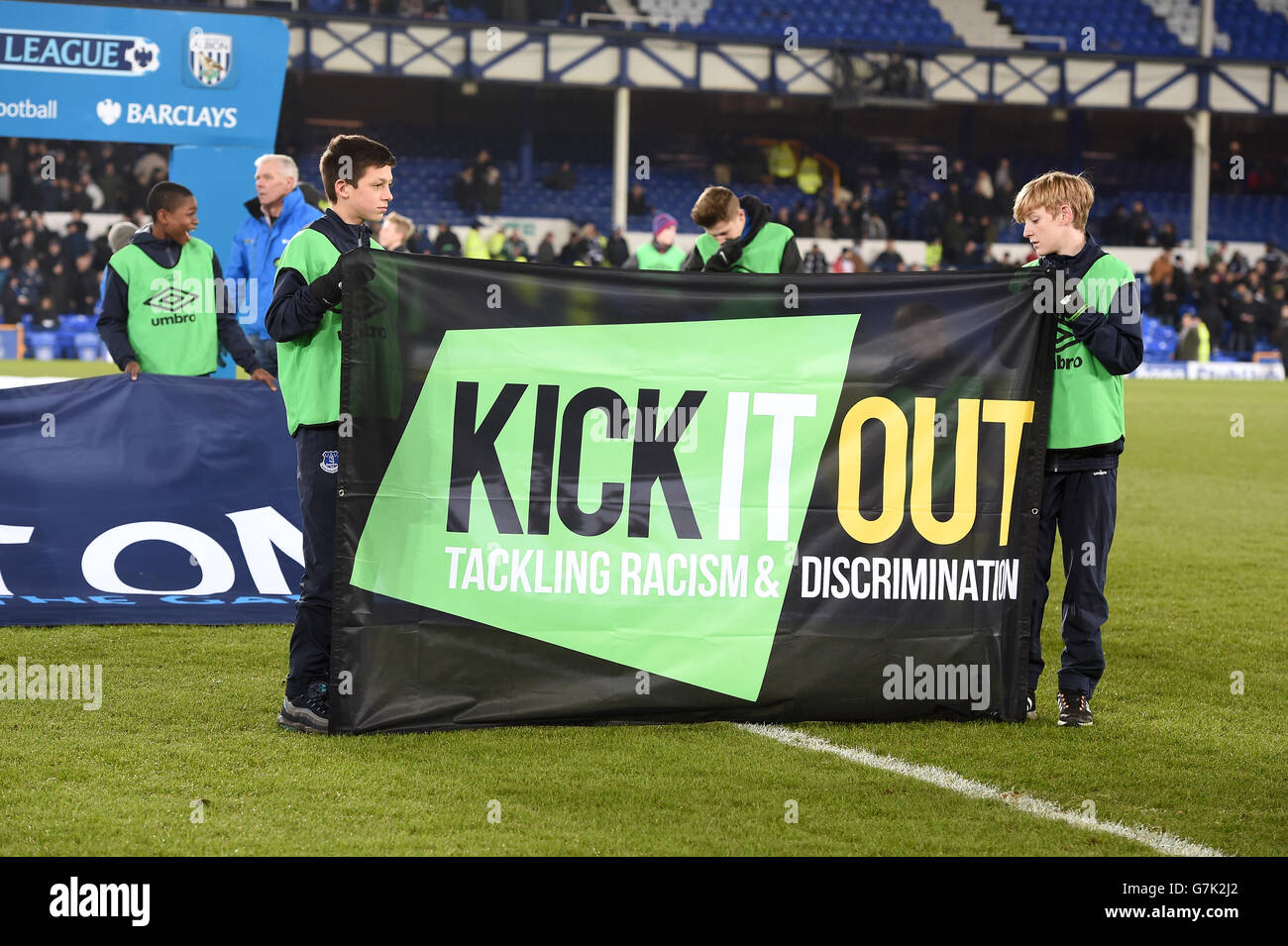 Soccer - Barclays Premier League - Everton v West Bromwich Albion - Goodison Park Banque D'Images