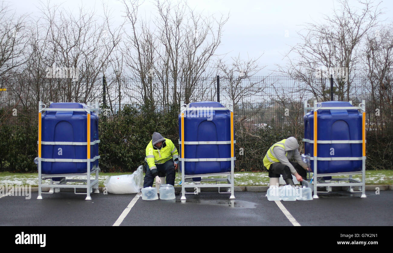 Règlement des différends de l'eau de l'Irlande du Nord Banque D'Images