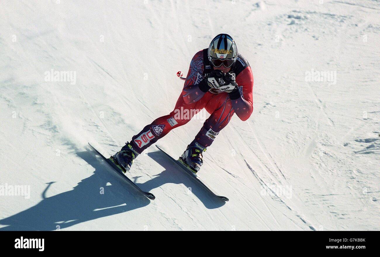 Ski. Championnats du monde de ski alpin. Descente pour homme. Chad  Fleischer, États-Unis Photo Stock - Alamy