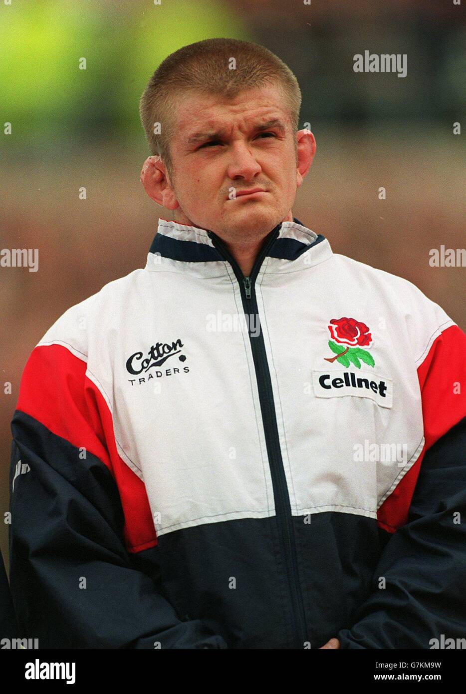 Rugby Union - Championnat des cinq nations - Irlande / Angleterre.Graham Rowntree, Angleterre Banque D'Images