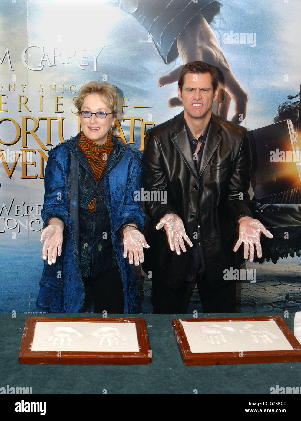 Lemony Snicket's A Series of Unfortunate Events Photocall - hôtel Mandarin Oriental Banque D'Images
