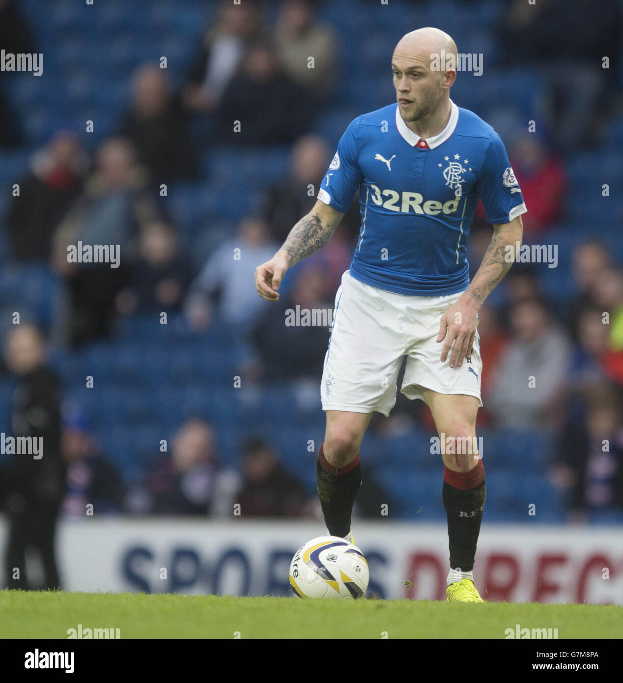 Nicky Law des Rangers lors du match de la cinquième ronde de la coupe écossaise William Hill au stade Ibrox, à Glasgow. APPUYEZ SUR ASSOCIATION photo. Date de la photo: Dimanche 8 février 2015. Voir PA Story FOOTBALL Rangers. Le crédit photo devrait se lire : Jeff Holmes/PA Wire. Banque D'Images