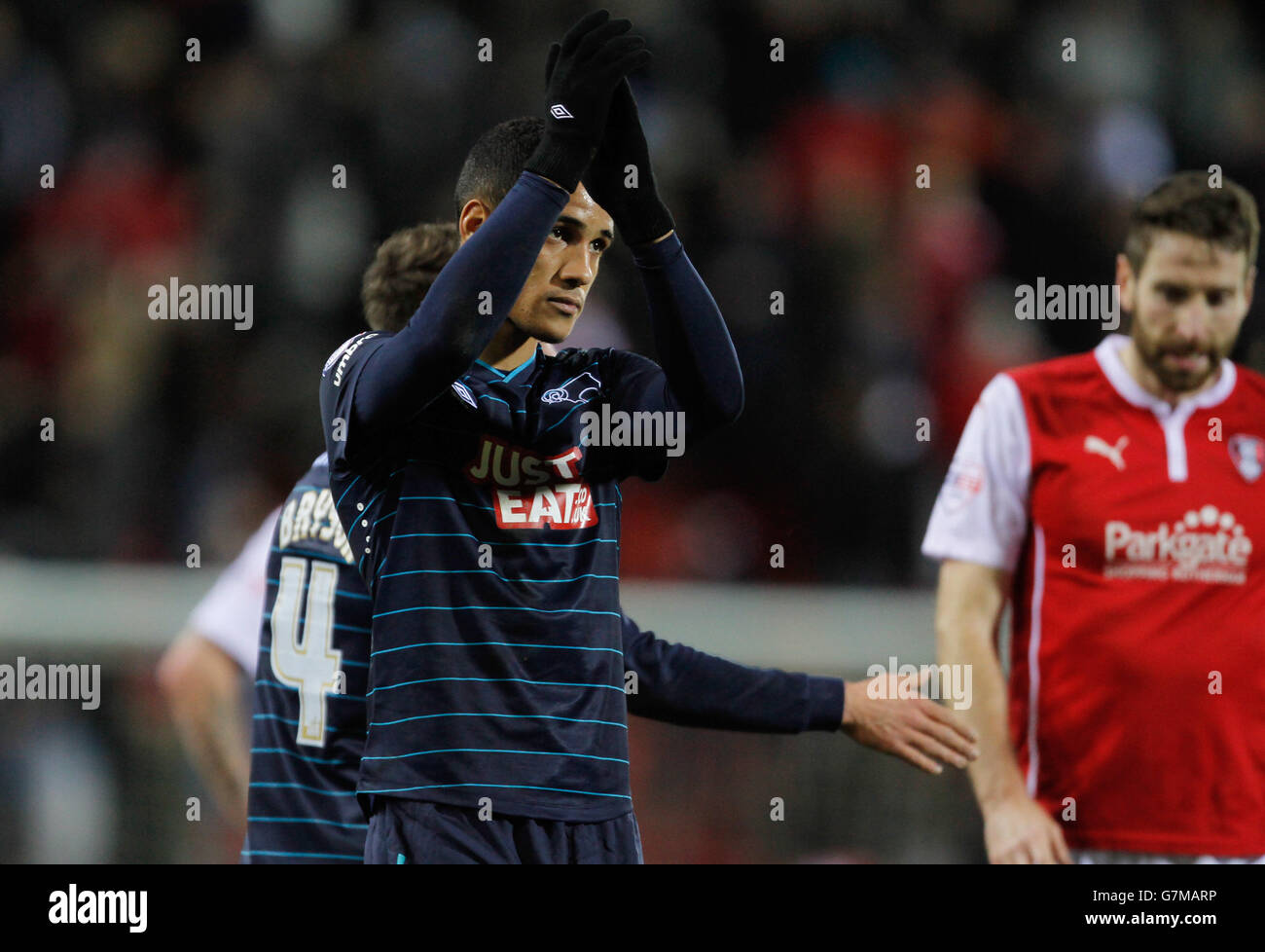 Sky Bet Championship Soccer - - Rotherham United v Derby County - Aesseal New York Stadium Banque D'Images