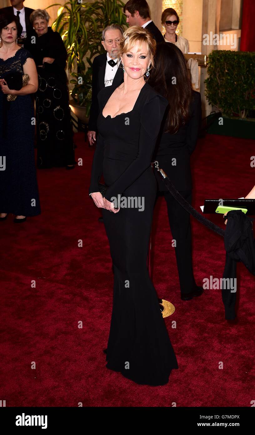 Melanie Griffith arrive au 87e Academy Awards qui a eu lieu au Dolby Theatre à Hollywood, Los Angeles, CA, États-Unis, le 22 février 2015. Banque D'Images