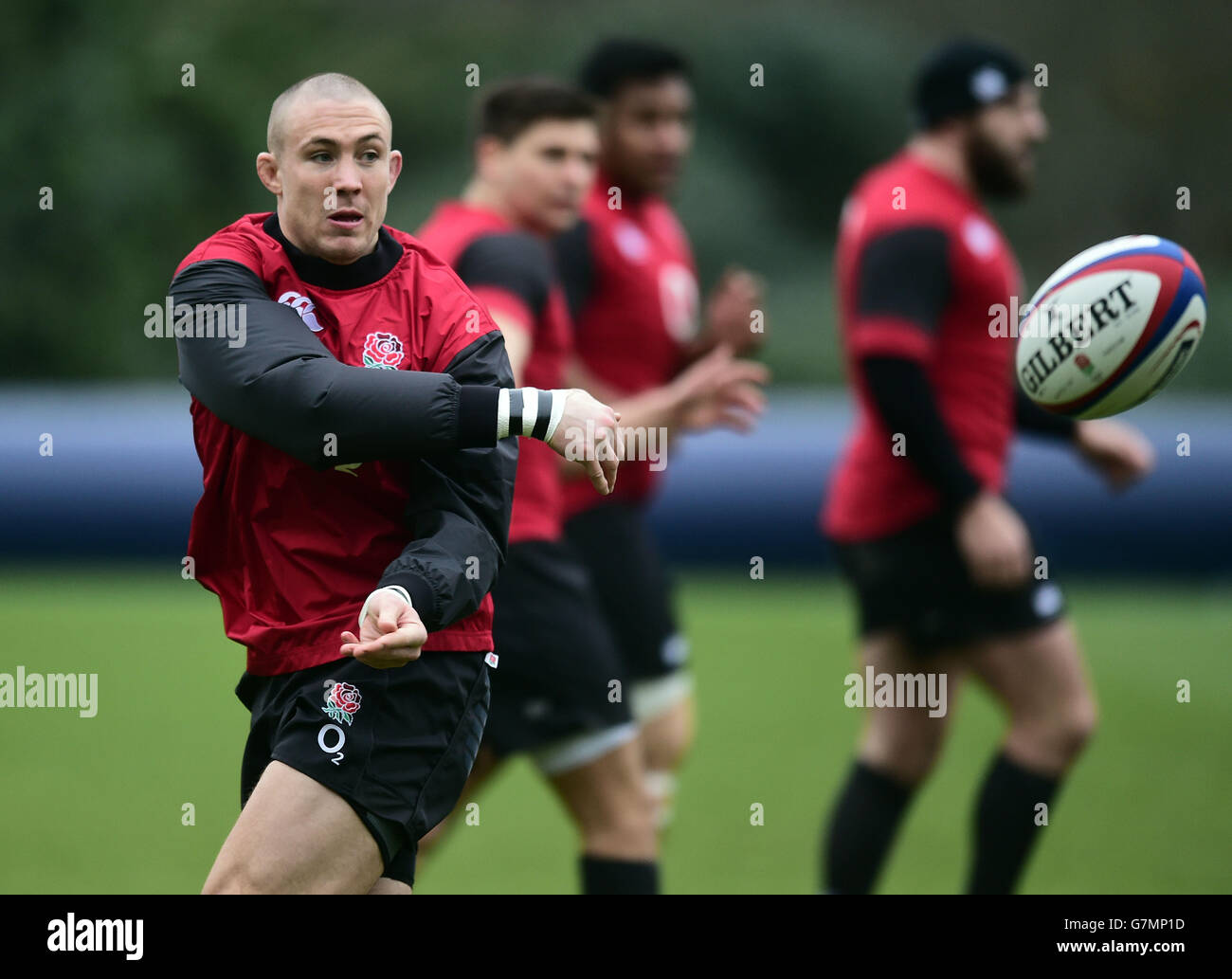 Rugby Union - tournoi des Six Nations 2015 - Angleterre v Italie - France - Formation Le Pennyhill Park Hotel Banque D'Images