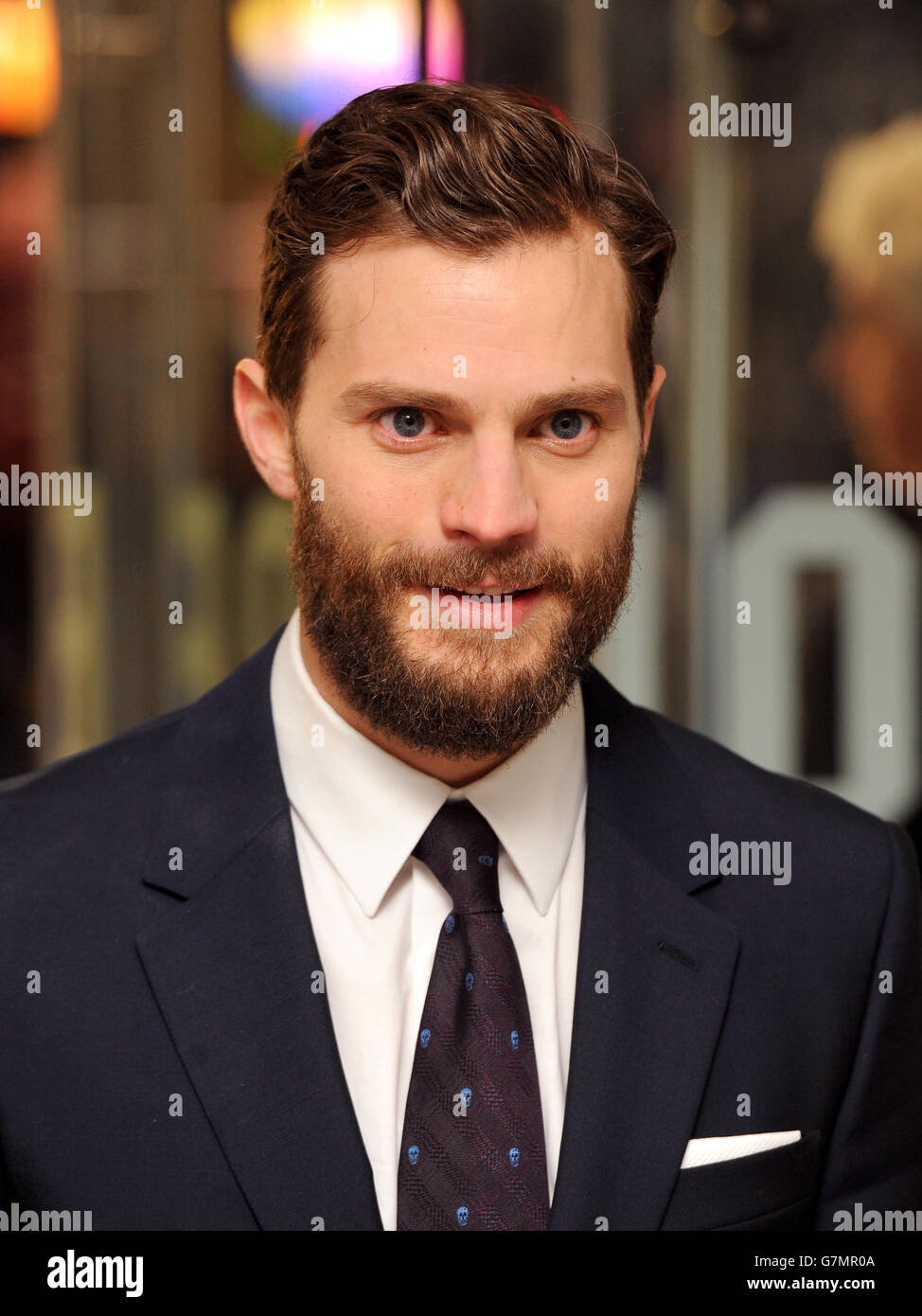 Jamie Dornan assiste à la première britannique de Fifty Shades of Gray à l'Odeon Leicester Square, Londres. APPUYEZ SUR ASSOCIATION photo. Date de la photo : jeudi 12 février 2015. Voir l'histoire de PA SHOWBIZ Fifty. Le crédit photo devrait se lire comme suit : Dominic Lipinski/PA Wire Banque D'Images