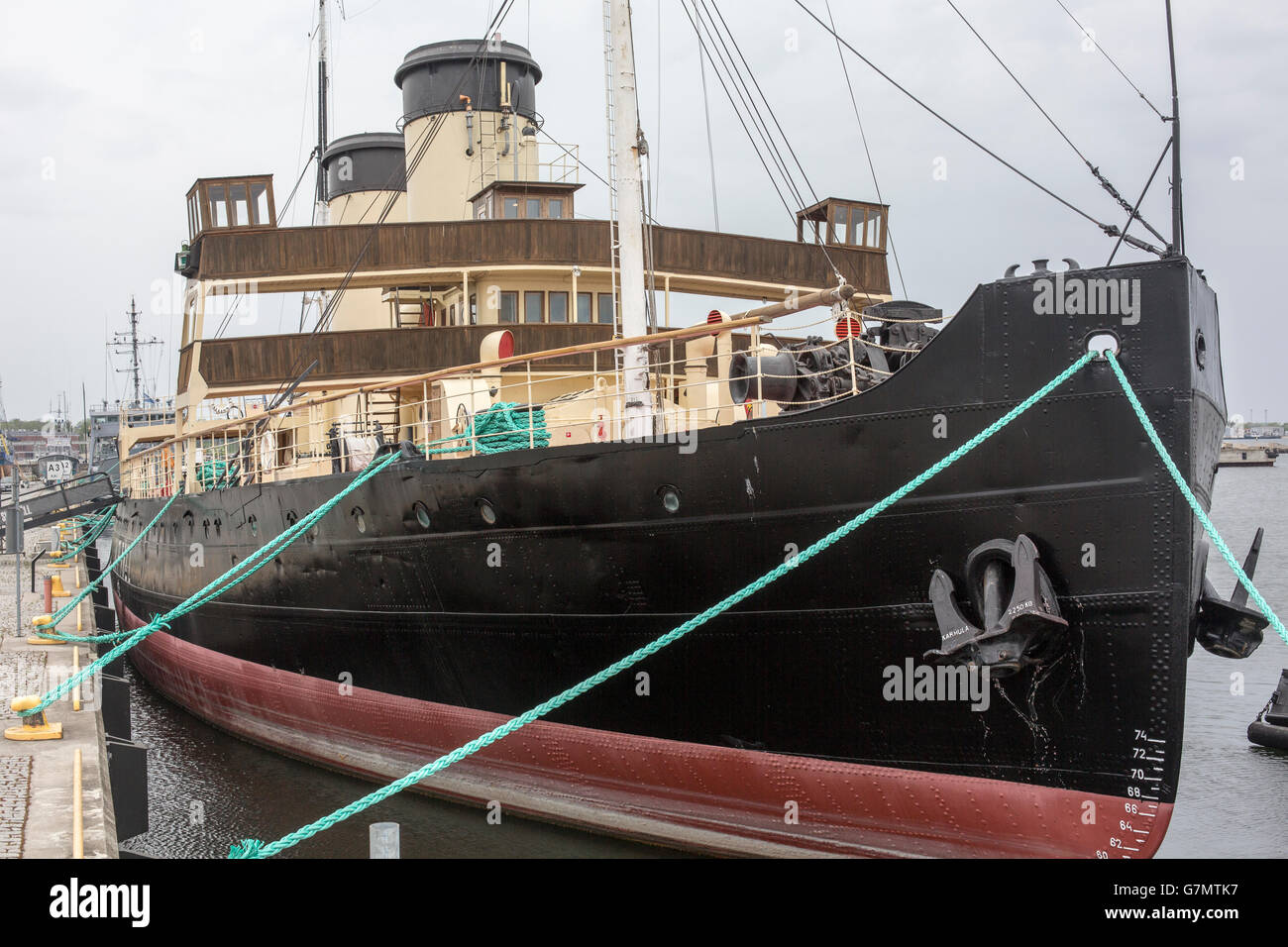 Estonian Maritime Museum Situé dans un ancien brise-glace dans la baie de Tallinn, Estonie, pays Baltes, Europe, UNION EUROPÉENNE Banque D'Images