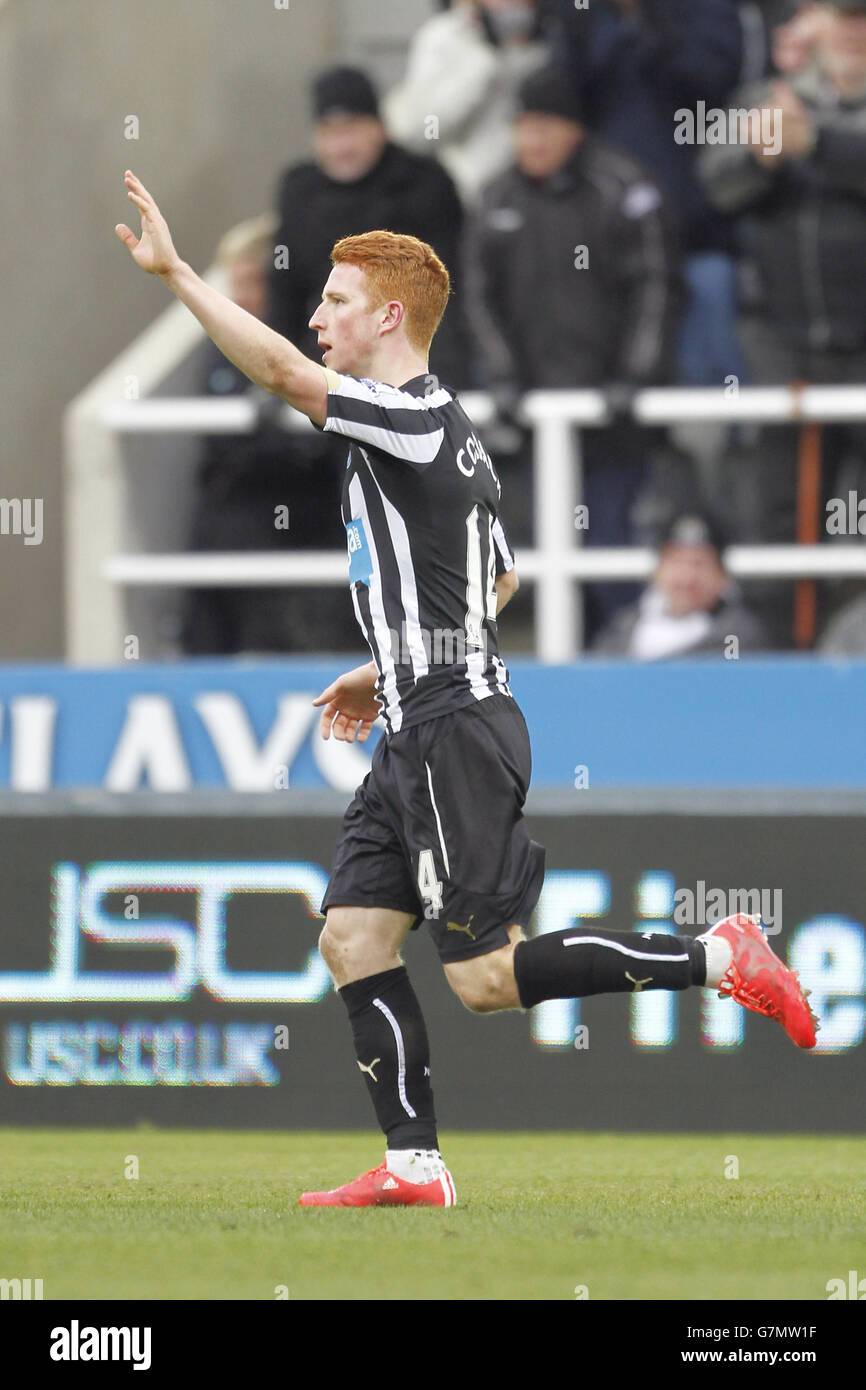 Football - Barclays Premier League - Newcastle United / Stoke City - St James' Park. Jack Colback de Newcastle United Banque D'Images