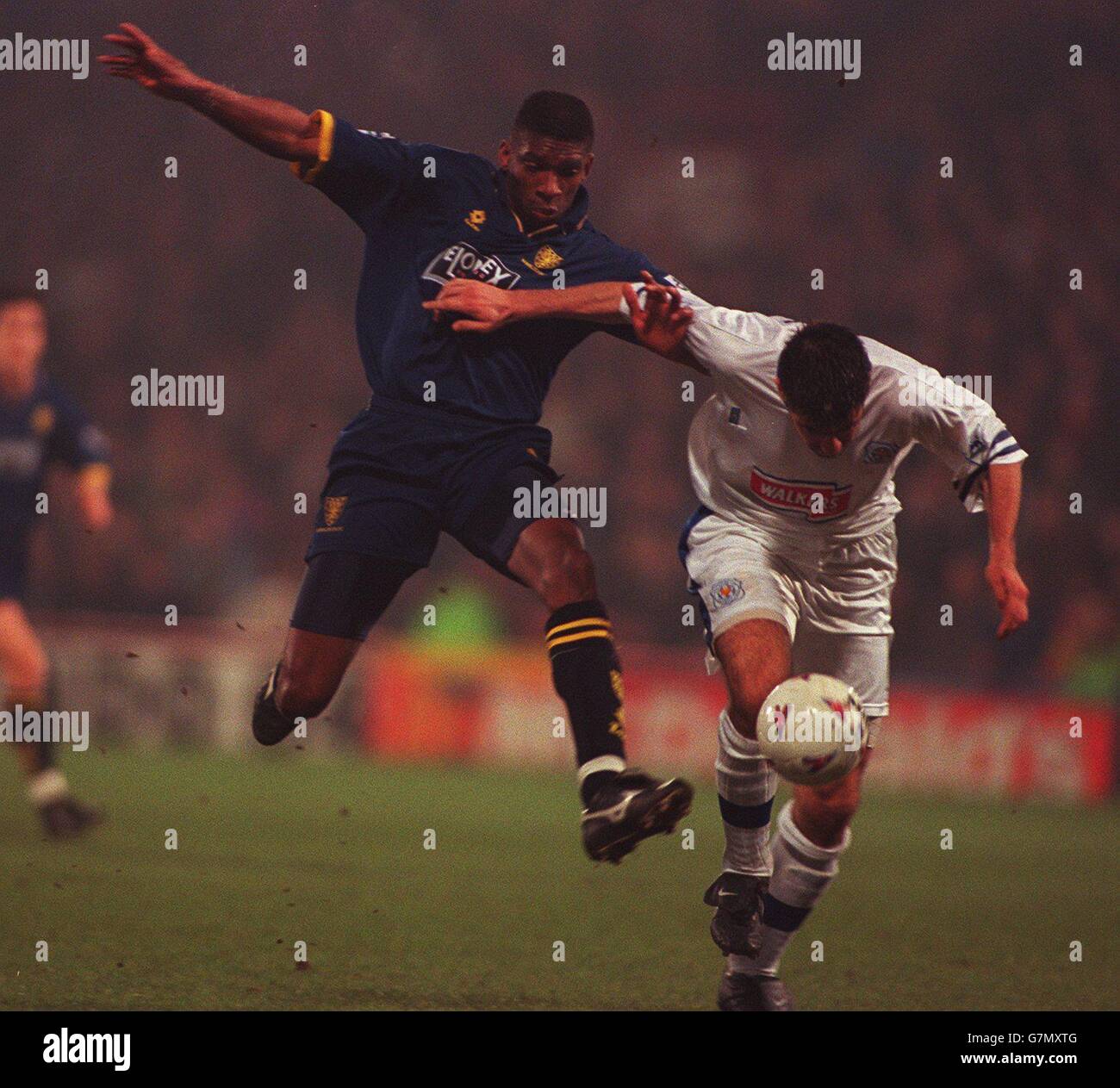 Soccer - Coca Cola Cup - Demi-finale de Wimbledon v Leicester City Banque D'Images