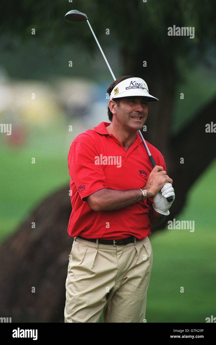 Golf - Alfred Dunhill PGA Championship - Afrique du Sud 1997. Seve Ballesteros, Espagne Banque D'Images