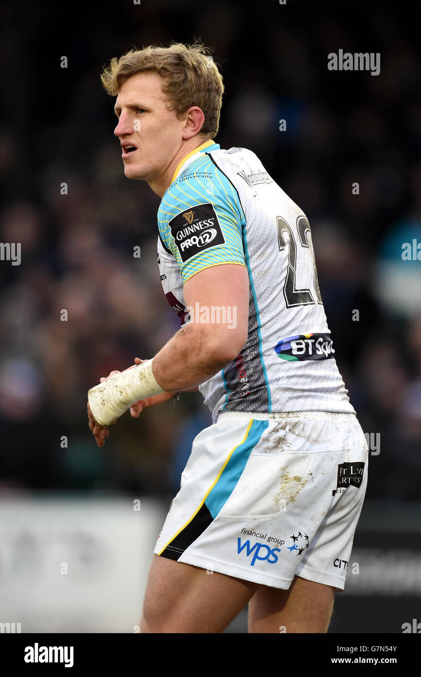 Rugby Union - LV=Cup - Bath Rugby v Osprey - terrain de loisirs.Ben John, Ospreys Banque D'Images