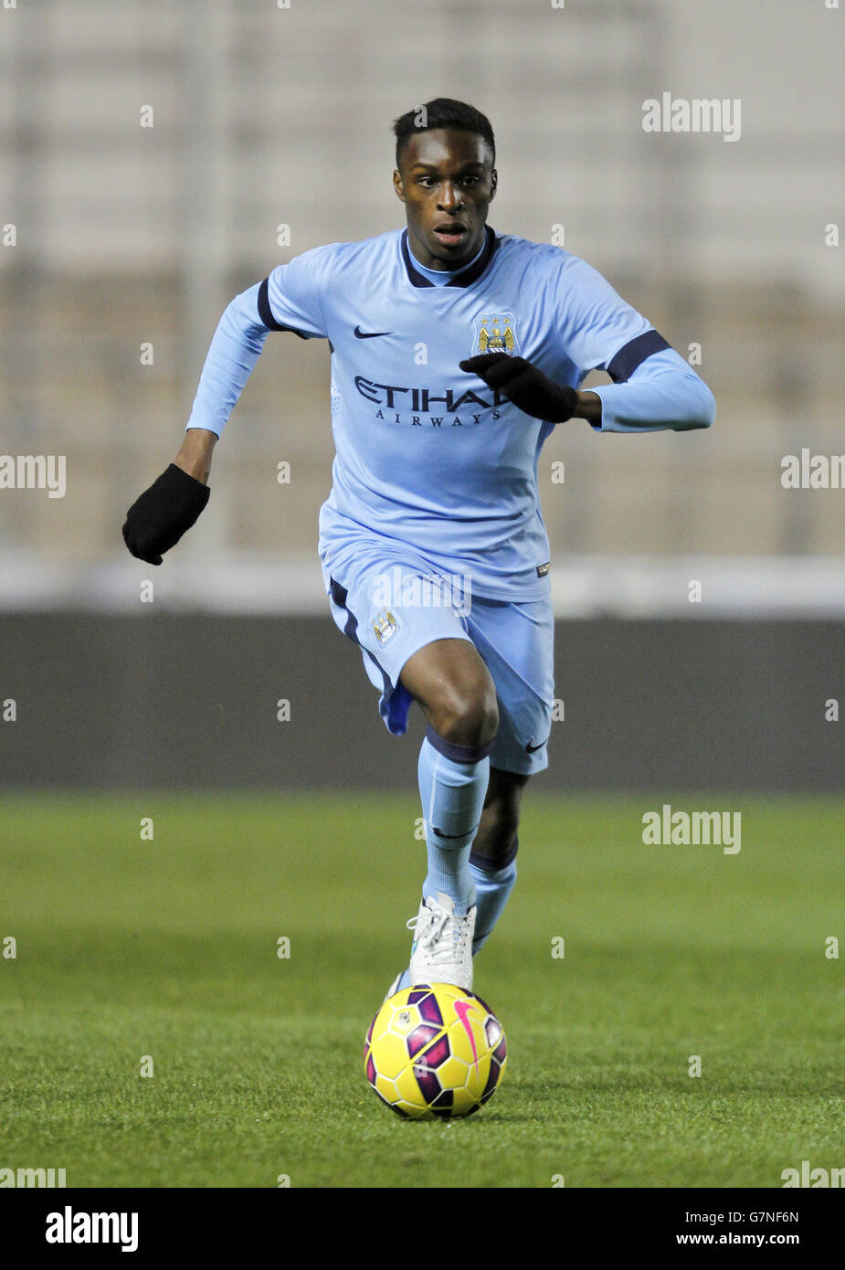 Football - FA Youth Cup - quatrième tour - Manchester City / Coventry City - City football Academy Stadium. Rodney Kongolo, Manchester City Banque D'Images