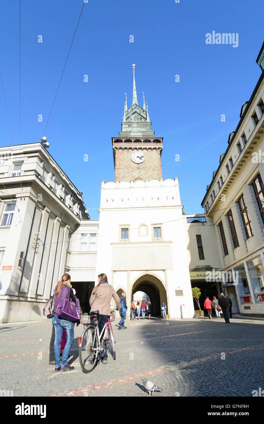 Porte Verte, Pardubice (Pardubitz) , République Tchèque, Pardubicky Pardubitzer, région, Région de Pardubice, Banque D'Images