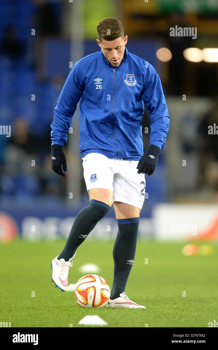 Football - UEFA Europa League - Round of 32 - second Leg - Everton / BSC Young Boys - Goodison Park.Ross Barkley, Everton Banque D'Images