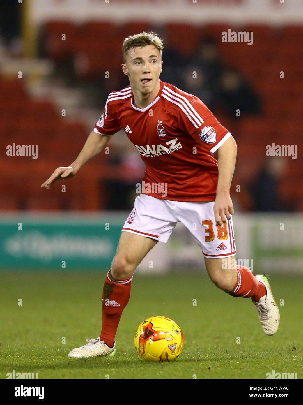 Football - Championnat Sky Bet - Nottingham Forest / Wigan Athletic - The City Ground. Ben Osbourne, forêt de Nottingham Banque D'Images