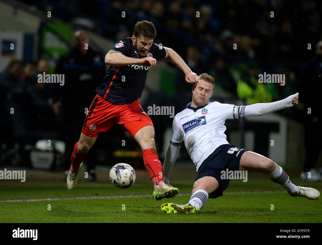 Sky Bet Championship Soccer - - Bolton Wanderers v Lecture - Macron Stadium Banque D'Images