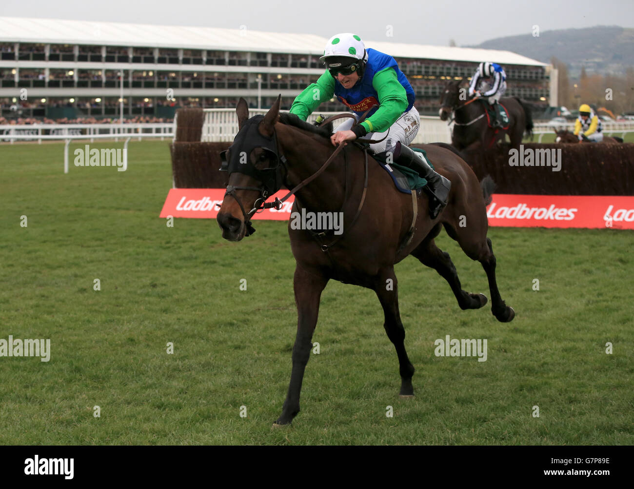 Les courses de chevaux - 2015 Cheltenham Festival - St Patrick's Day - l'Hippodrome de Cheltenham Banque D'Images