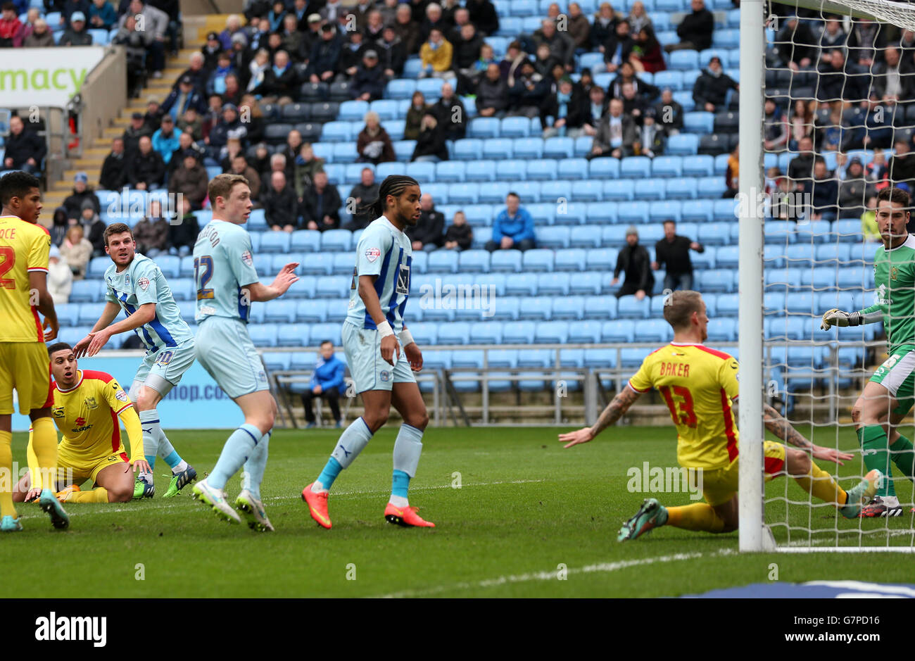 Sky Bet League Soccer - Un - ville de Coventry v Milton Keynes Dons - Ricoh Arena Banque D'Images