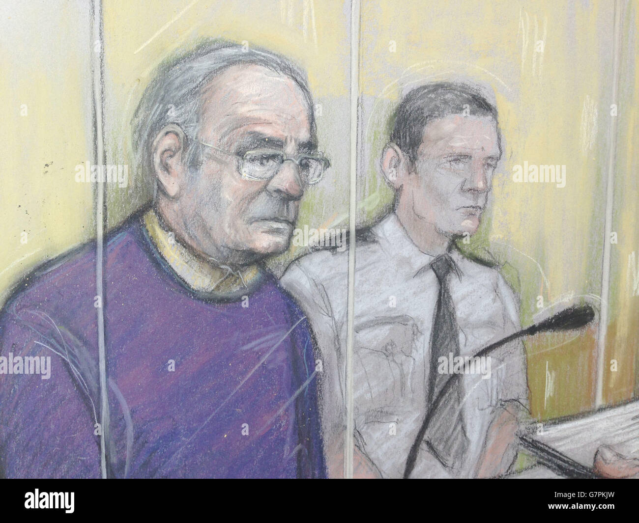 Fred Talbot affaire judiciaire Banque D'Images