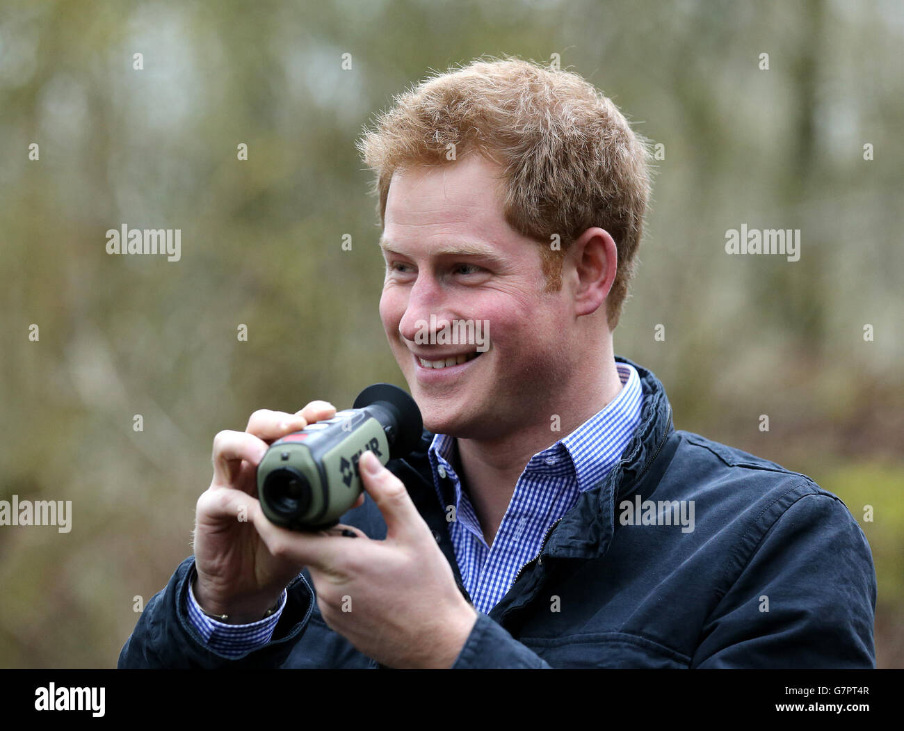 Le prince Harry Northumberland visites Banque D'Images