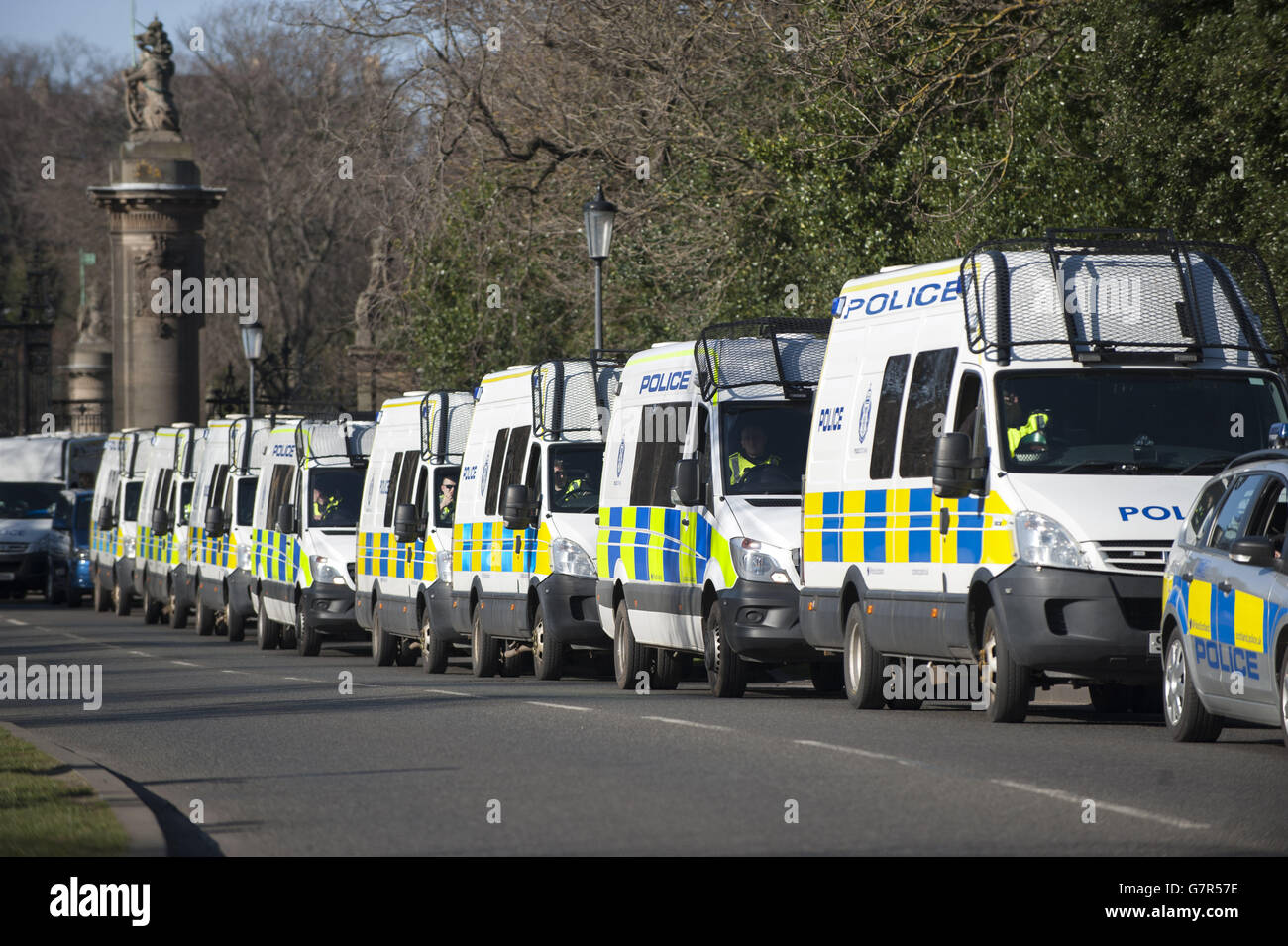 Pegida Scotland rally Banque D'Images