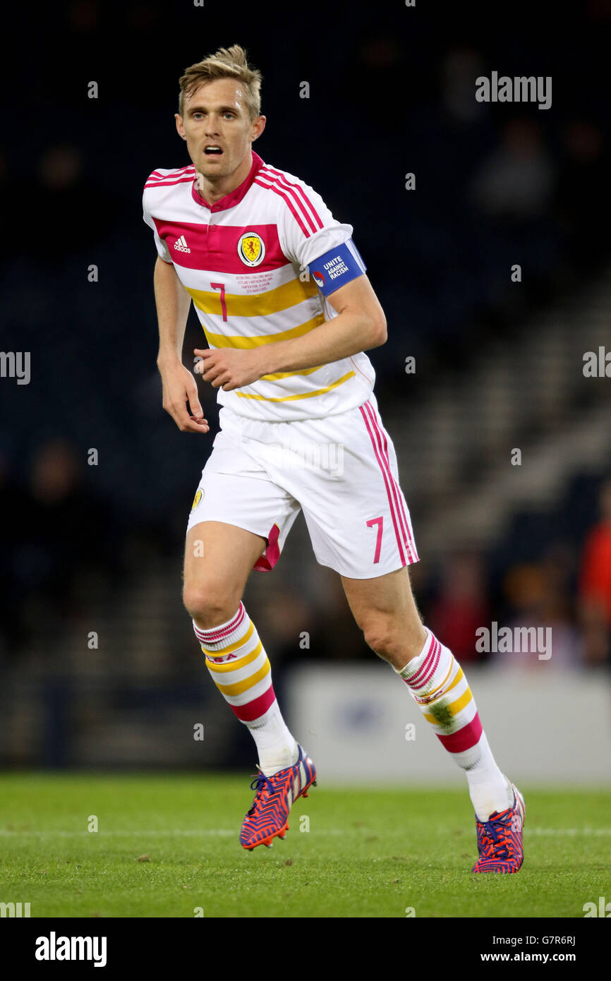 Darren Fletcher en Écosse pendant l'International friendly à Hampden Park, Glasgow. Banque D'Images