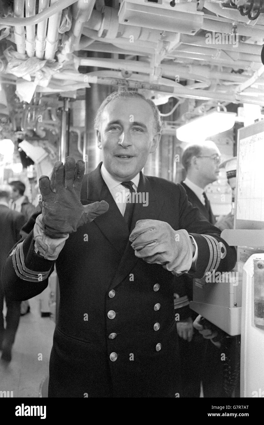 Polaris - militaire - sous-marin HMS Resolution - Chantier Vickers, Barrow in Furness Banque D'Images