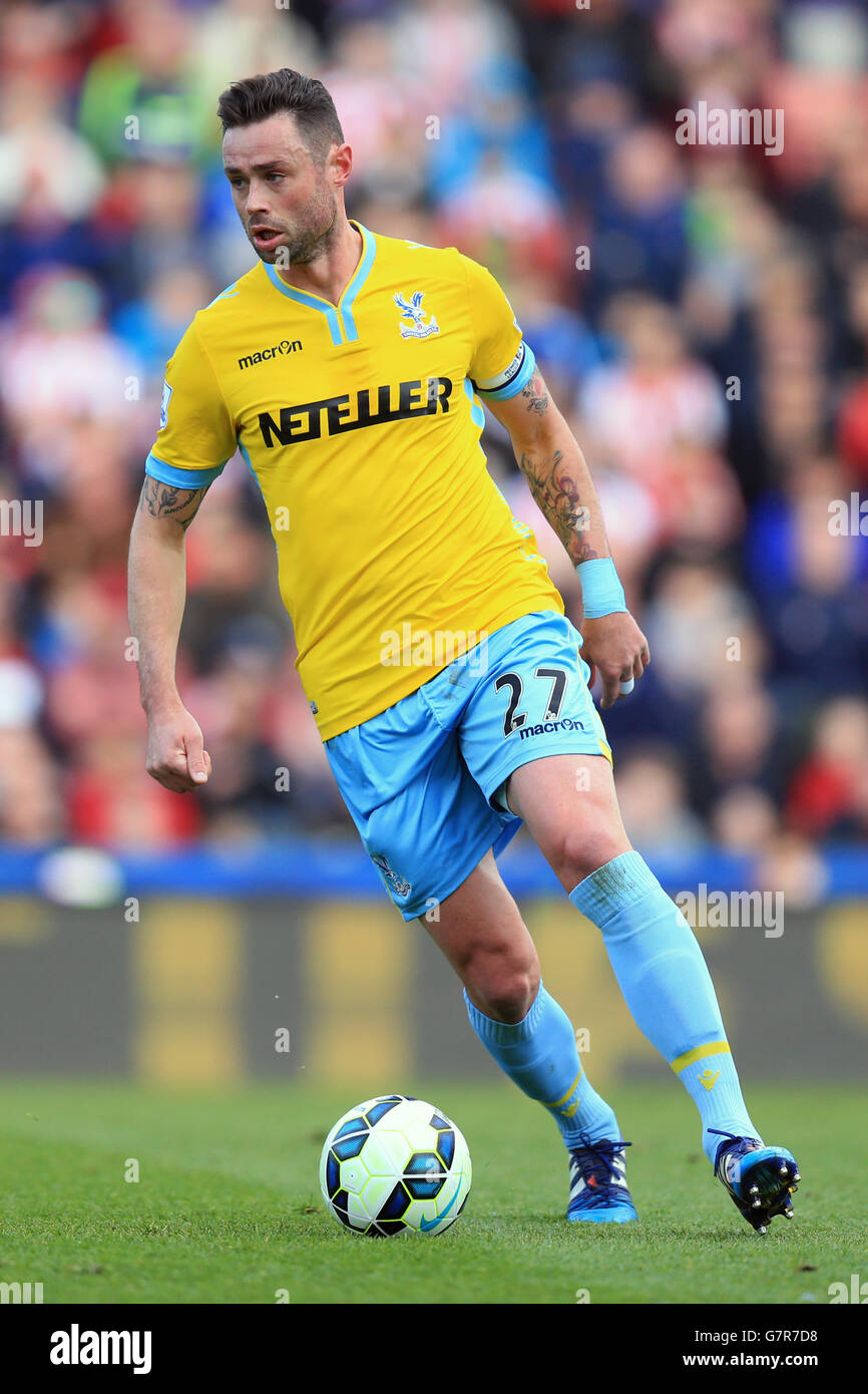 Football - Barclays Premier League - Stoke City v Crystal Palace - Britannia Stadium.Damien Delaney du Crystal Palace Banque D'Images