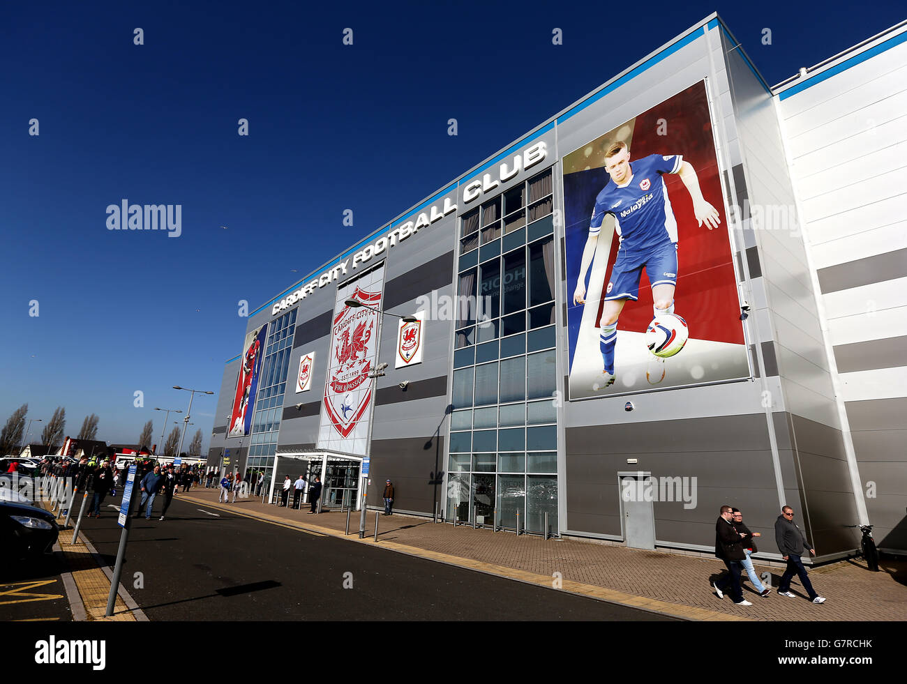 Football - Championnat Sky Bet - Cardiff City / Charlton Athletic - Cardiff City Stadium.Vue générale sur le stade de Cardiff City, stade de Cardiff City Banque D'Images