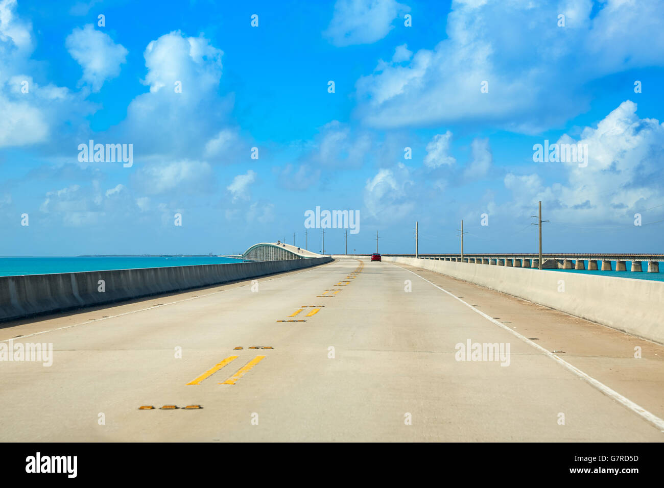 Florida Keys South Highway 1 scenic en Floride USA Banque D'Images Florida Keys South Highway 1 scenic en Floride USA Banque D'Images