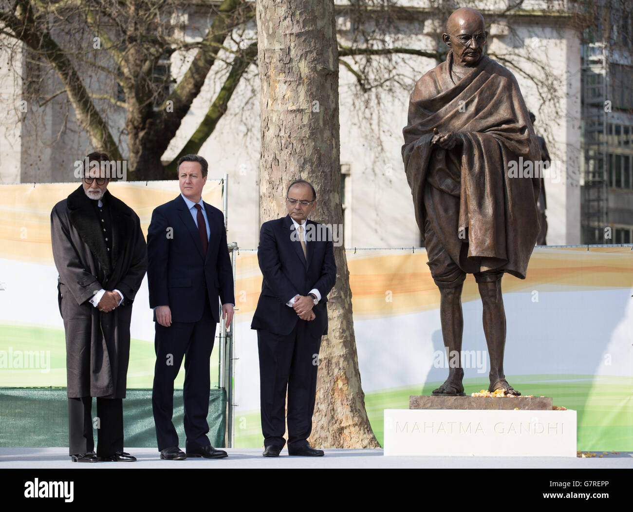 Mahatma Gandhi statue Banque D'Images